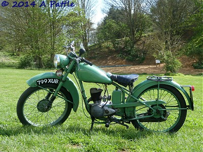BSA Bantam at Ramsholt