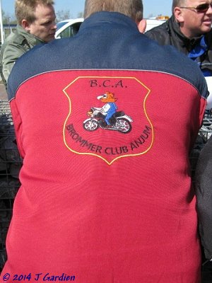 Moped ride at Kollum