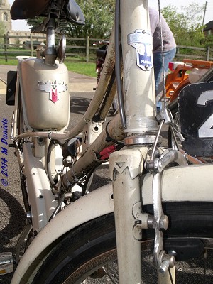 Mobylette at Yelden Village Hall