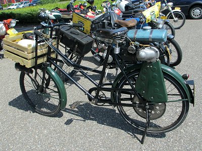 Ilo-powered carrier cycle, Sligro Old-timer day at Drachten