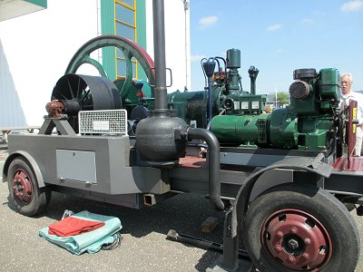Crossley engine, Sligro Old-timer day at Drachten