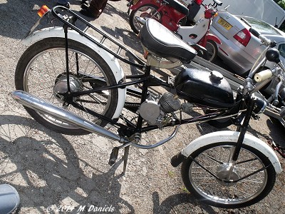Riga moped at Lord Thurlow Village Hall