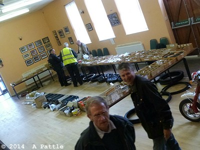 Inside the Village Hall