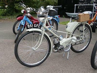 Mobylette at Cottered Village Hall