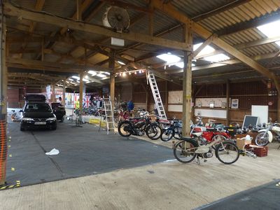 Setting up the EACC stand at Copdock Show