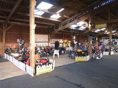 Setting up the EACC stand at Copdock Show