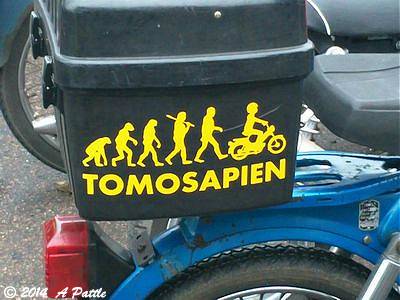Top box on a Tomos
