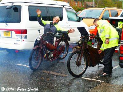 Matt & Ralph with their Bowns at Coddenham
