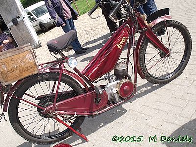 Bown autocycle at Poplar Nurseries