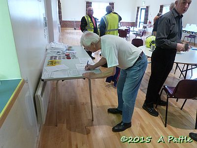 In Yelden Village Hall