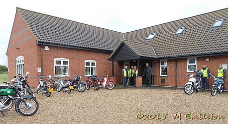 Outside Yelden Village Hall