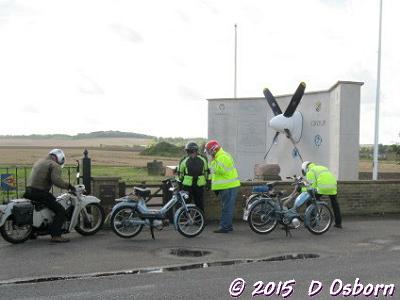 Arrival at the 355 Fighter Group Memorial