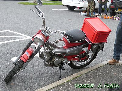 Honda Trail 90 at Coddenham