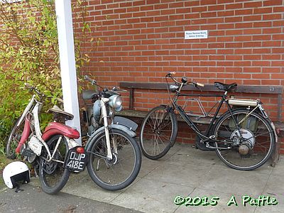 Raleigh, Hercules, and BSA at Coddenham
