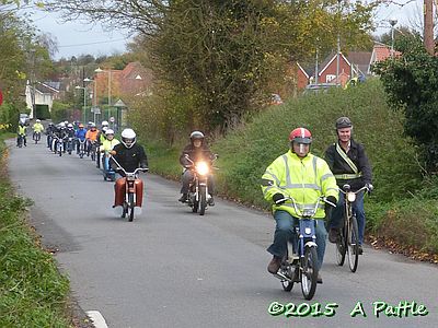 The ride starts off from from Coddenham