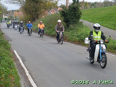 The ride starts off from from Coddenham