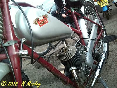 James autocycle at Claydon