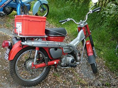 Honda CT90 Trail at Lord Thurlow Village Hall