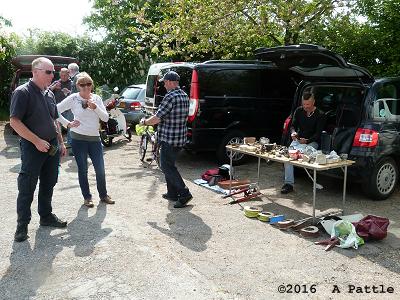 Jumble stall at Lord Thurlow Village Hall