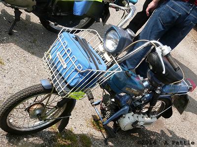 Honda Express at Lord Thurlow Village Hall