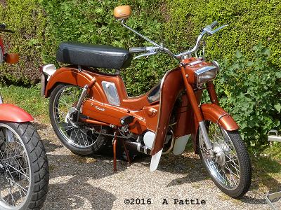 Mobylette AV89 at Lord Thurlow Village Hall