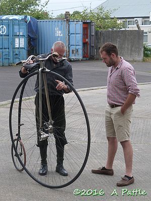 Steve instructs Jason on the theory of penny riding