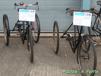 Two more James tricycles— from 1933 & 1947