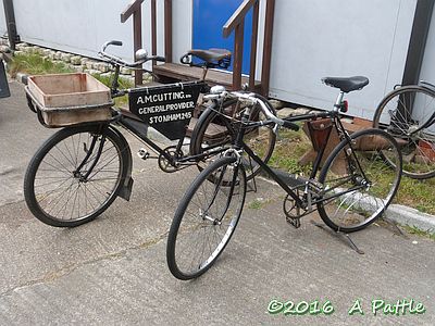 Russ bicycle & a trade bike