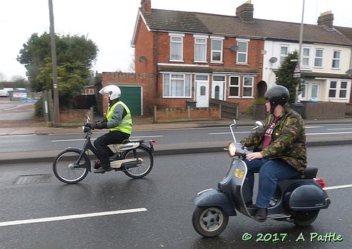 EACC Mince Pie Run leaving Ipswich