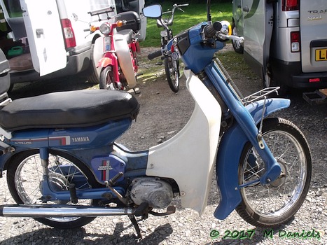Yamaha on the 2017 Bluebell Run