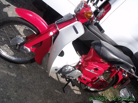 Honda 90 on the 2017 Bluebell Run