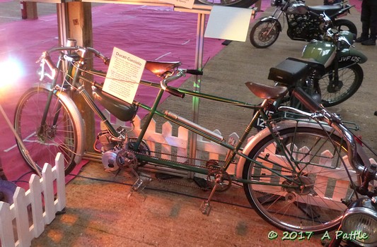 Ducati Cucciolo tandem on the EACC stand