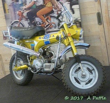 Honda CT70 Trail 70 in David Silver’s display