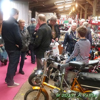 Visitors to the EACC stand