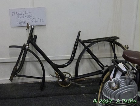 Maxwell cyclemotor frame at Central Classics 2017