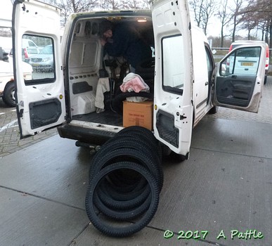 Loading the van