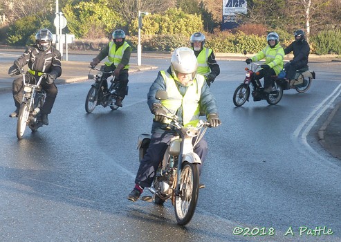 Mince Pie Run leaving Ipswich