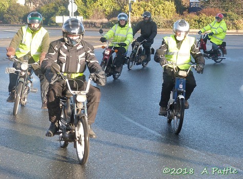 Mince Pie Run leaving Ipswich