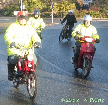 Mince Pie Run leaving Ipswich