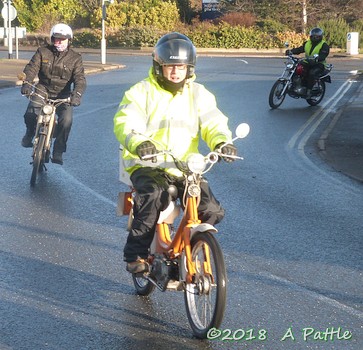 Mince Pie Run leaving Ipswich