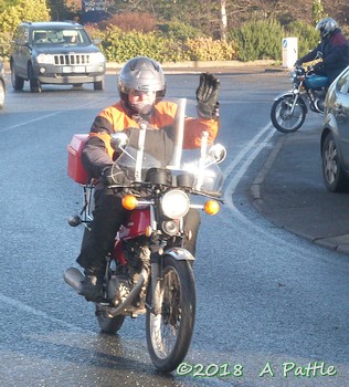 Mince Pie Run leaving Ipswich