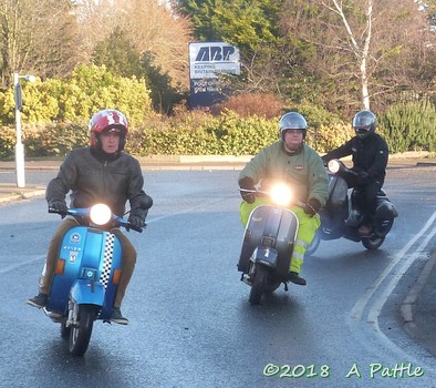 Mince Pie Run leaving Ipswich