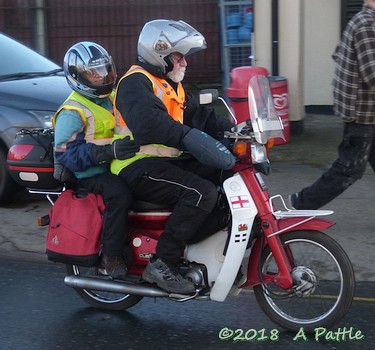 Mince Pie Run leaving Ipswich