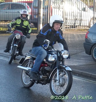 Mince Pie Run leaving Ipswich