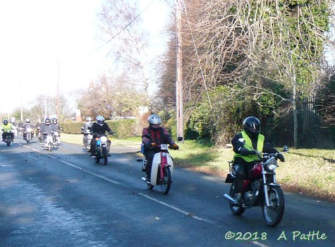 Mince Pie Run in Shotley