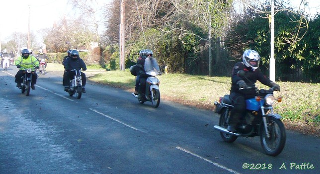 Mince Pie Run in Shotley