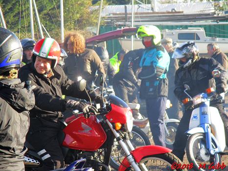 Mince Pie Run leaving Ipswich