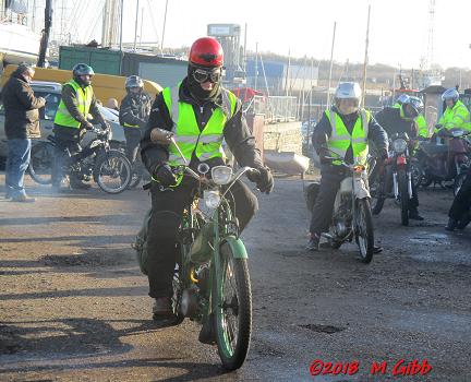 Mince Pie Run leaving Ipswich
