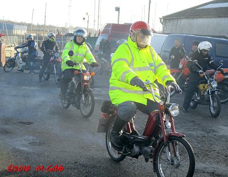 Mince Pie Run leaving Ipswich