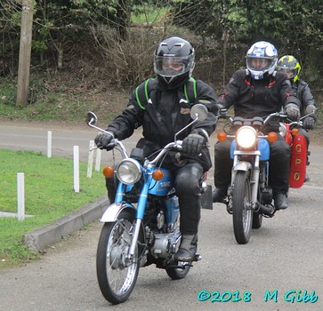 Arriving at Bromeswell village hall